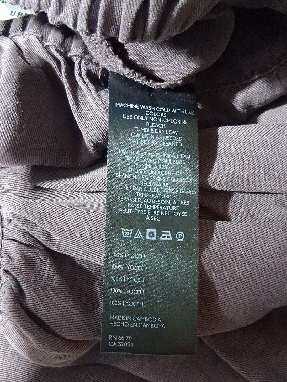BDG Em 100% Lyocell Pocket Pant - Prune/Plum XS. New - Picture 8 of 10